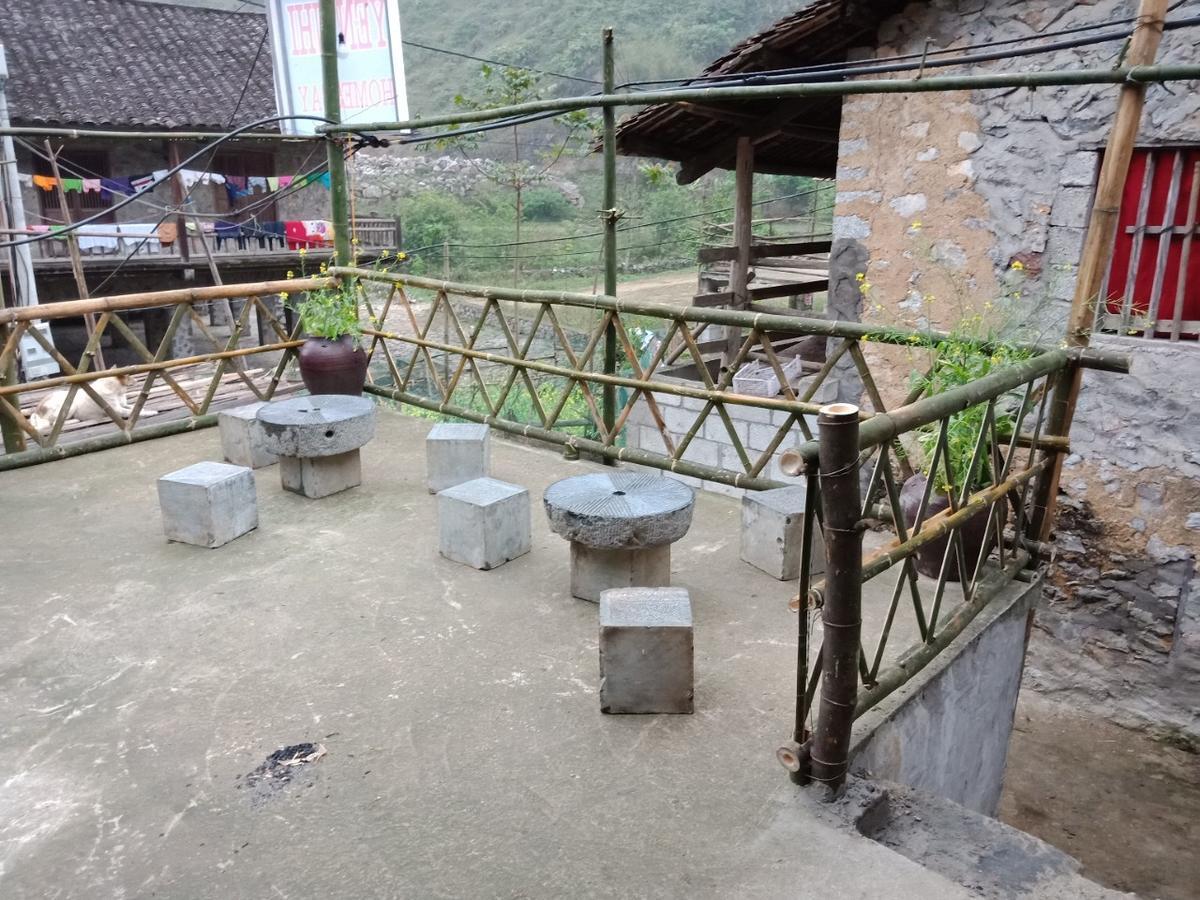 Yến Nhi Bản Giốc Homestay - Nhà sàn đá cổ Cao Bang Exterior foto