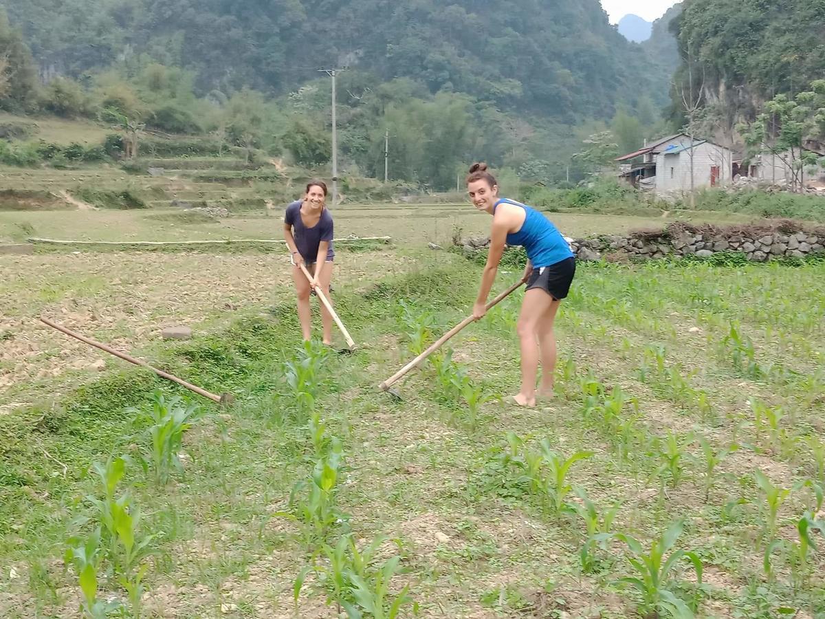 Yến Nhi Bản Giốc Homestay - Nhà sàn đá cổ Cao Bang Exterior foto