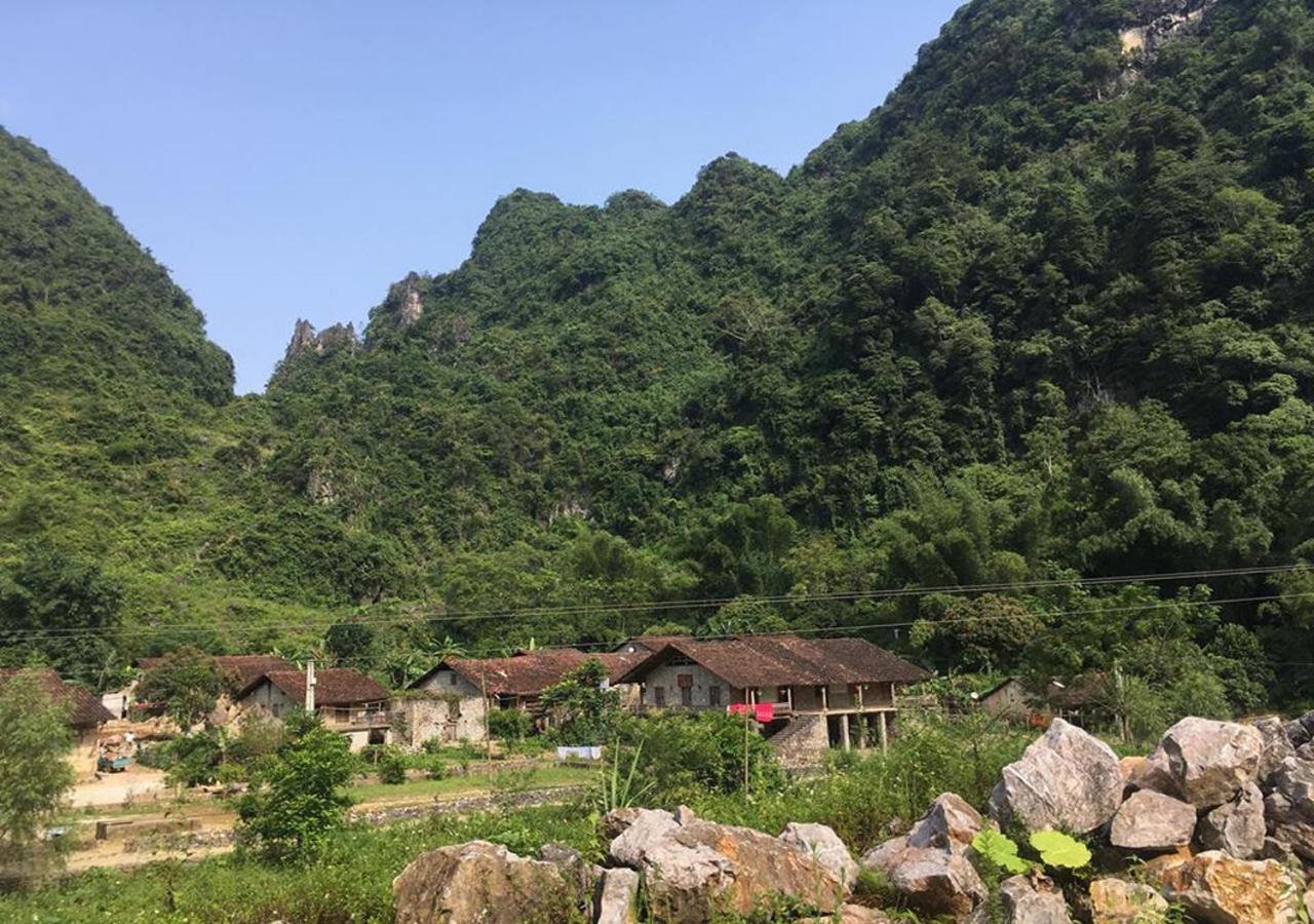 Yến Nhi Bản Giốc Homestay - Nhà sàn đá cổ Cao Bang Exterior foto