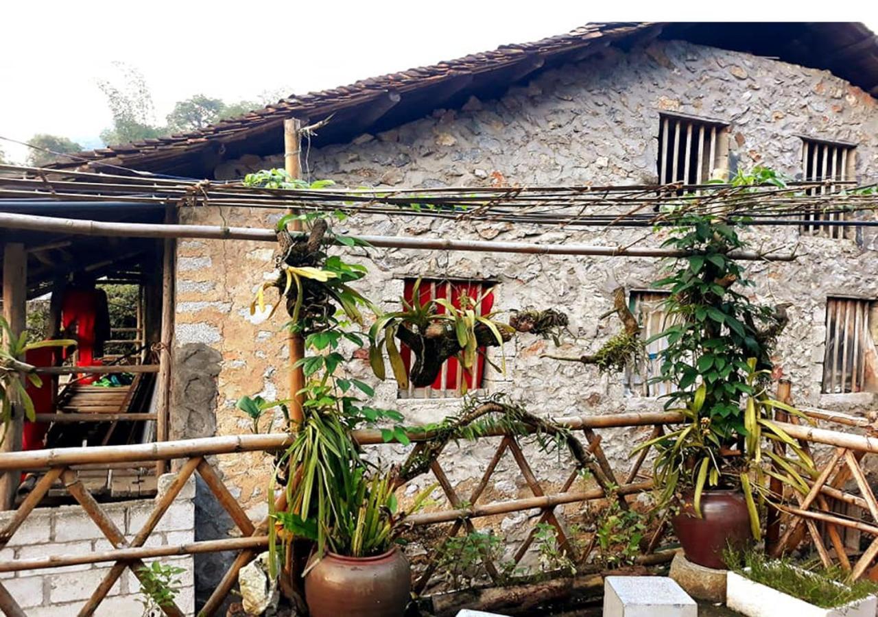 Yến Nhi Bản Giốc Homestay - Nhà sàn đá cổ Cao Bang Exterior foto