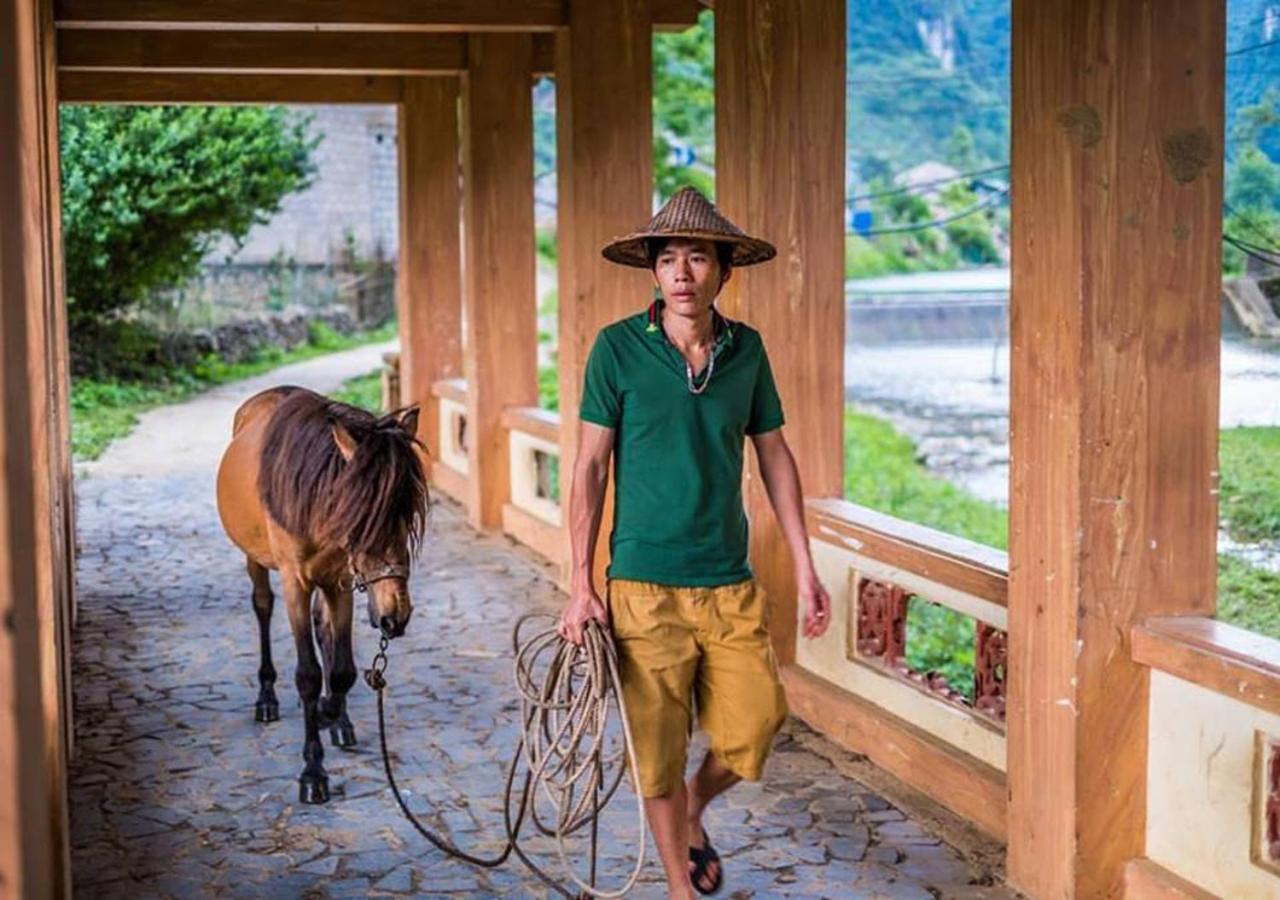 Yến Nhi Bản Giốc Homestay - Nhà sàn đá cổ Cao Bang Exterior foto